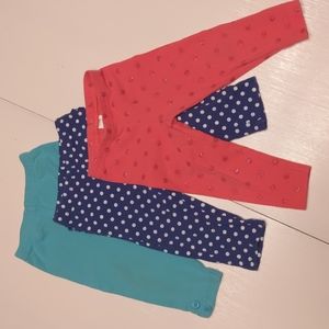 4/$15- Set of 3 Carter's Pants 9M